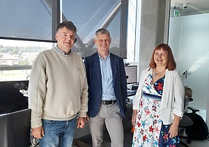 Iš kairės: Prof. V. Marozas, prof. D. Obidowski, dr. A. Karczemska