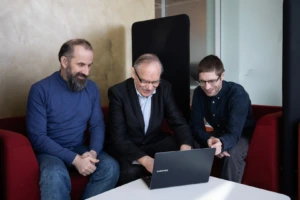 A. Lukoševičius su KTU Biomedicininės inžinerijos instituto kolegomis