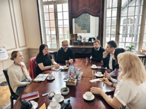A. Rapalis susitikime su LINO ir Moldovos delegacijos atstovais