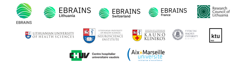 EBRAINS konferencija organizatoriai