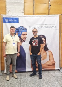 Prof. V. Marozas susitikime su "Bitbrain" atstovu
